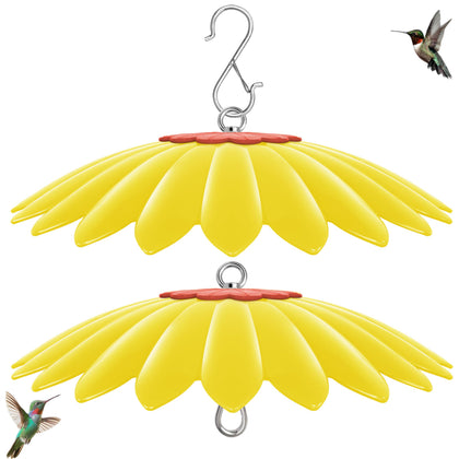 Andergi hummingbird feeder shade-dome cover protects nectar from sun and rain.