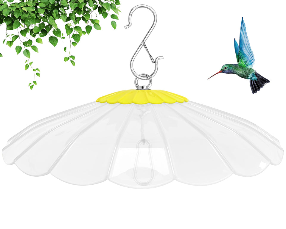 andergi hummingbird feeder shade dome cover shields nectar from sun and rain
