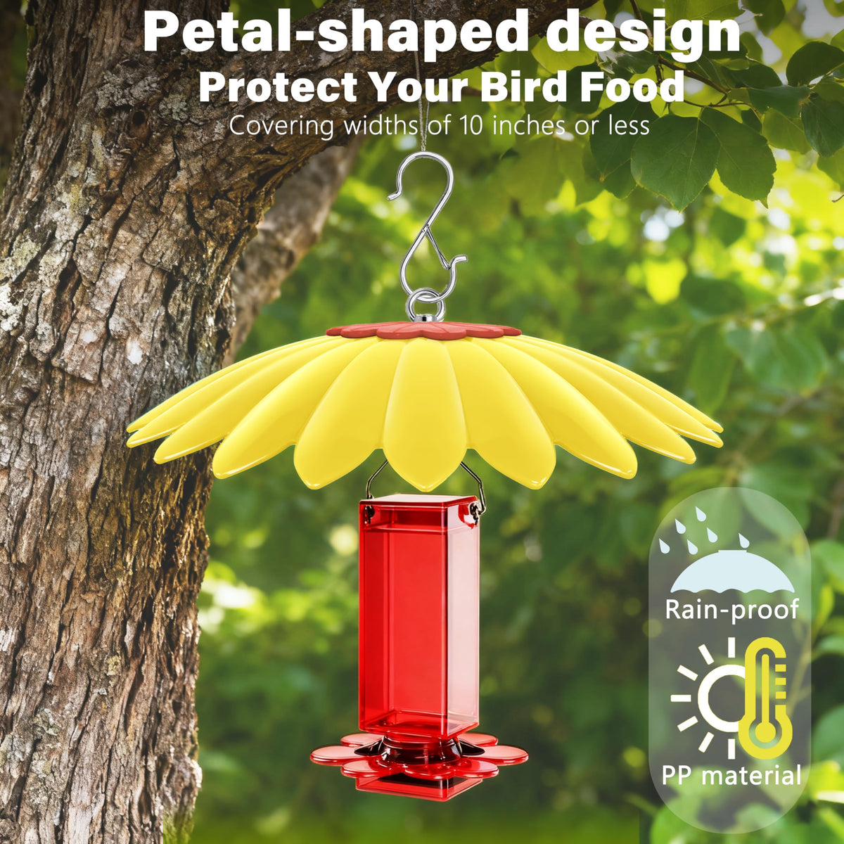 Andergi outdoor bird-watcher accessory enhances backyard viewing.
