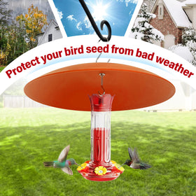 Andergi two-pack umbrella keeps multiple feeders protected on patios and gardens.