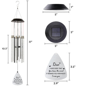 Andmenow IP44 waterproof wind chimes endure outdoor weather.