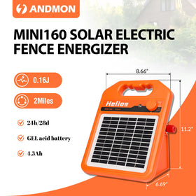 ANDMON MINI160 DC charger compatibility, flexible power options