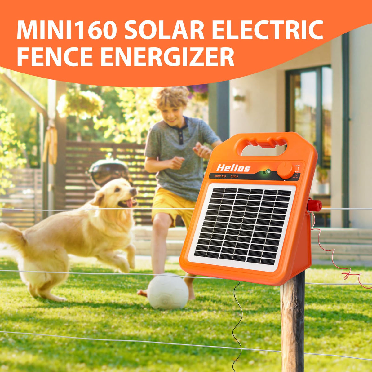 ANDMON MINI160 installation with posts, quick setup in paddocks