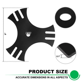 Andorm Star Edger Blade pack of 3 ready for replacement on edger