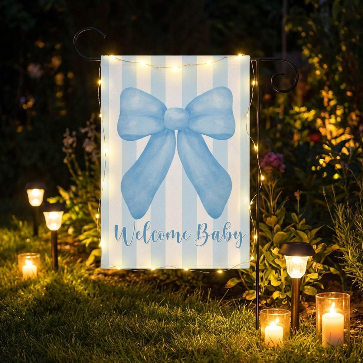 Andrain baby shower gift flag makes a thoughtful present for decorations