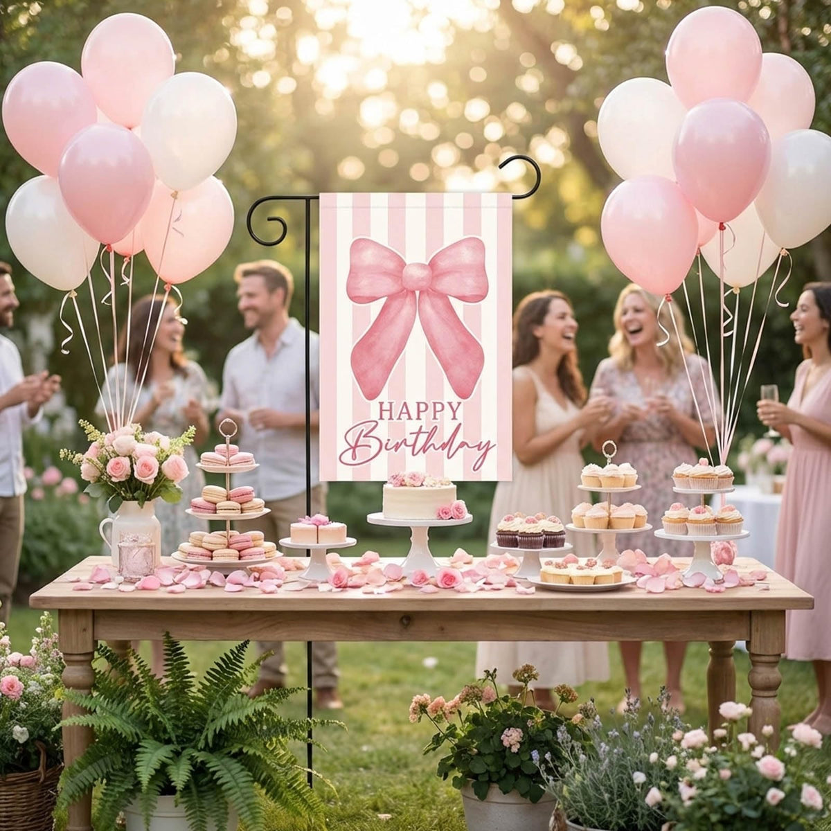 Andrain Happy Birthday design detail adds cheerful charm