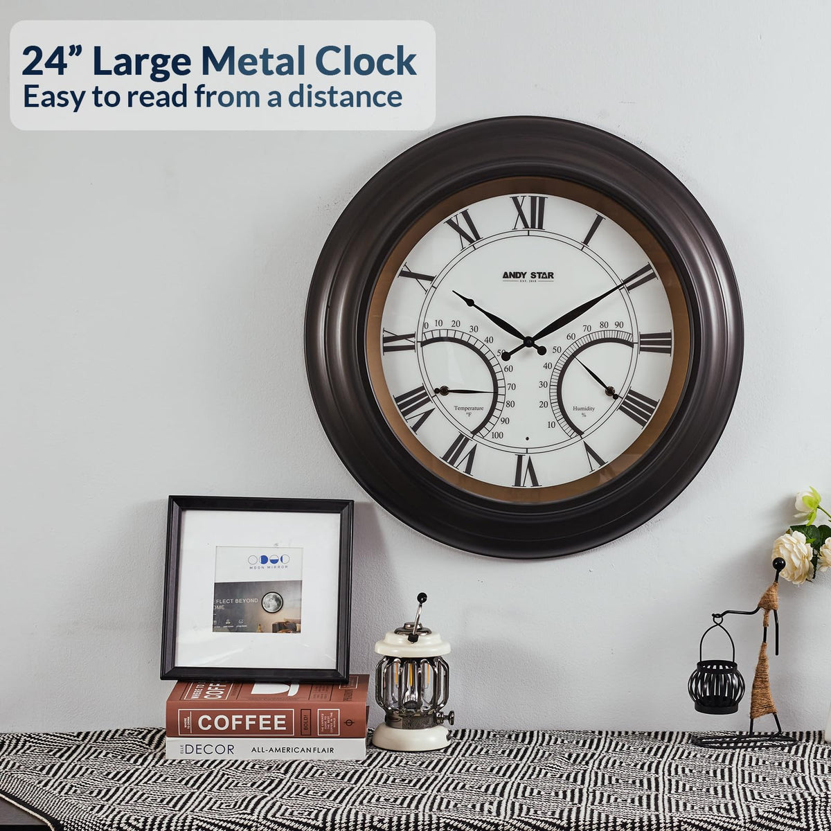 ANDY STAR night-ready clock uses smart sensor to softly glow