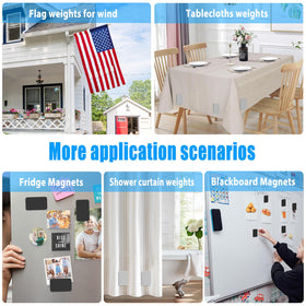 ANGAR garden weights keep flags and tablecloths steady in outdoor spaces.