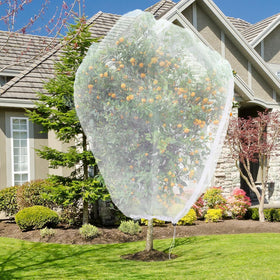 ANGAR 12x12ft fruit tree netting with zipper protects trees from birds.