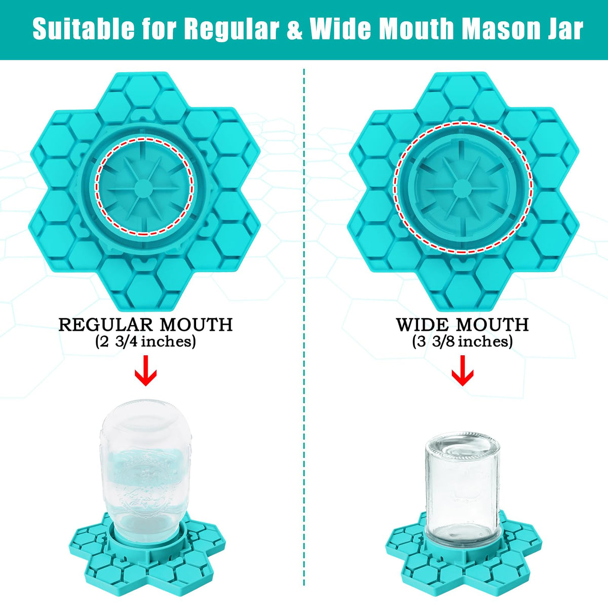 ANGAR silicone bee waterer with hex design provides stable sip platform