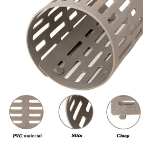 Angchine protective wrap for trees grey helps regulate moisture and airflow.