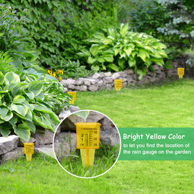 Anglekai rain gauge pack of 20 helps monitor multiple zones.