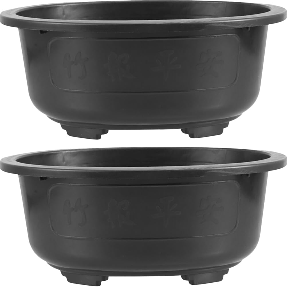 Angoily 19-inch oval bonsai training pot for elegant bonsai shaping