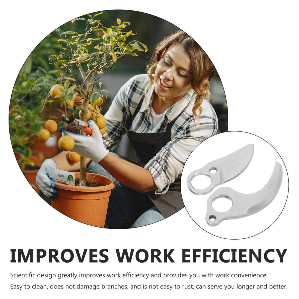 Angoily compact portable pruner that’s easy to carry to the field.