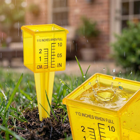 Angoily yellow gauge provides high visibility in outdoor spaces.