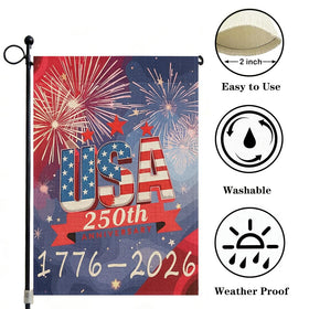 AnHdrFy machine-washable patriotic flag suitable for quick refreshes between holidays.