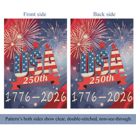 AnHdrFy year-round patriotic decor flag ideal for gardens, patios, and porches.