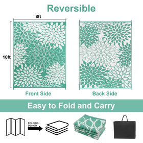 Anidaroel reversible pattern rug in gray and white for versatile styling.