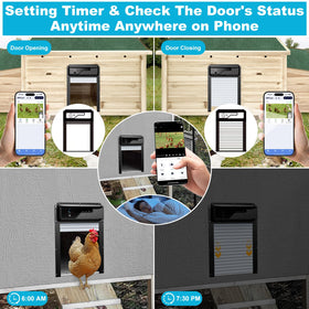 ANIERY live-view door status at a glance for quick checks.
