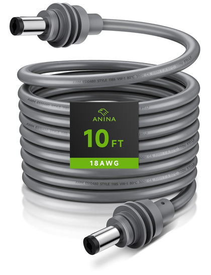 Anina DC Power Cord for Starlink Mini, 2m length, ideal outdoors.