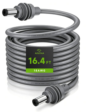 Anina Starlink Mini 2m power cord with secure DC jack for reliable outdoor use