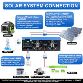 Aninerel 3000W inverter MPPT controller enhancing solar charging efficiency