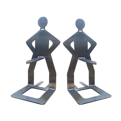ANIS KEBBR 2PCS standing-man hot dog holders keep sausages stable while grilling