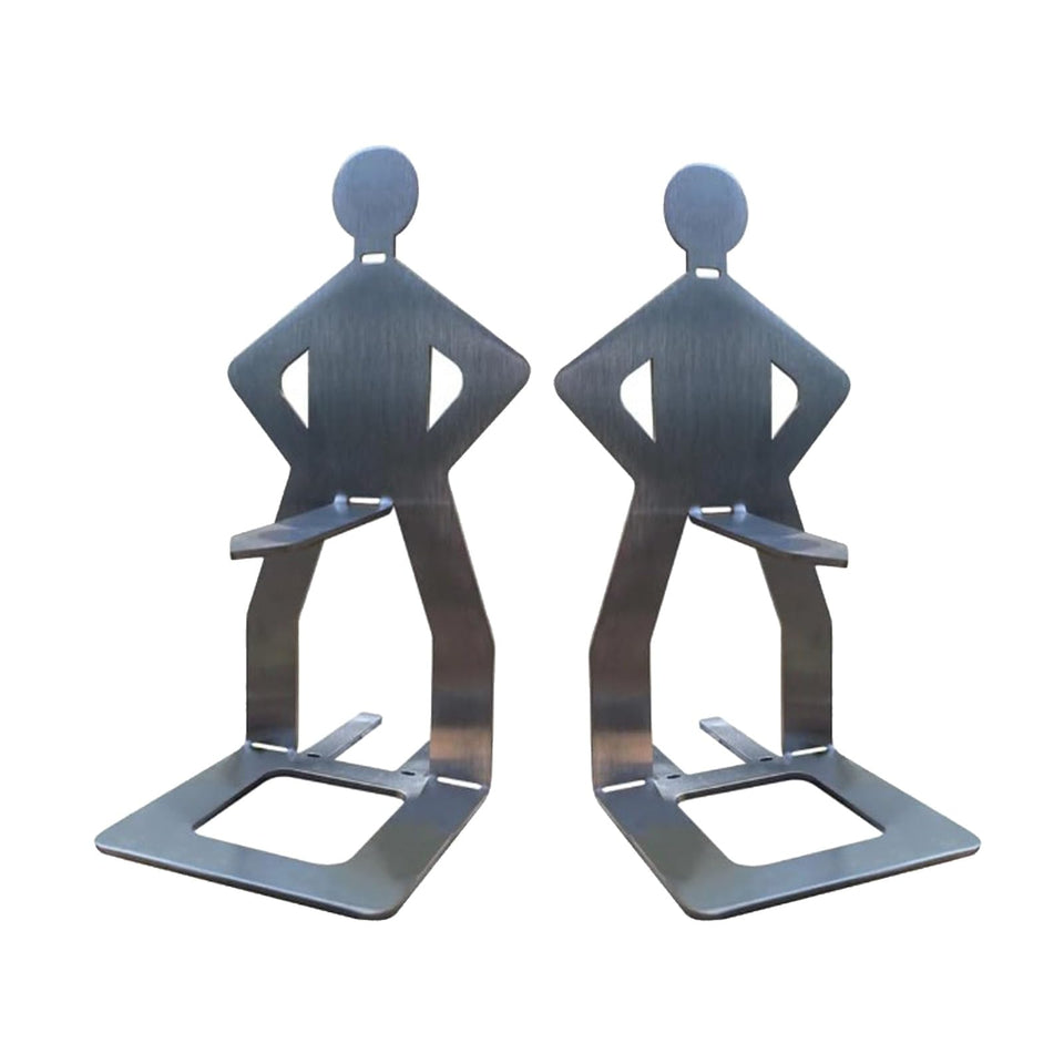 ANIS KEBBR 2PCS standing-man hot dog holders keep sausages stable while grilling