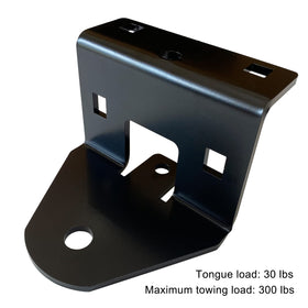 ANISUN hitch installation showing simple setup for 4-screw mounting.