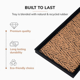 Anji Mountain AMB0BT2F-003 coir pattern insert adds natural texture and style.