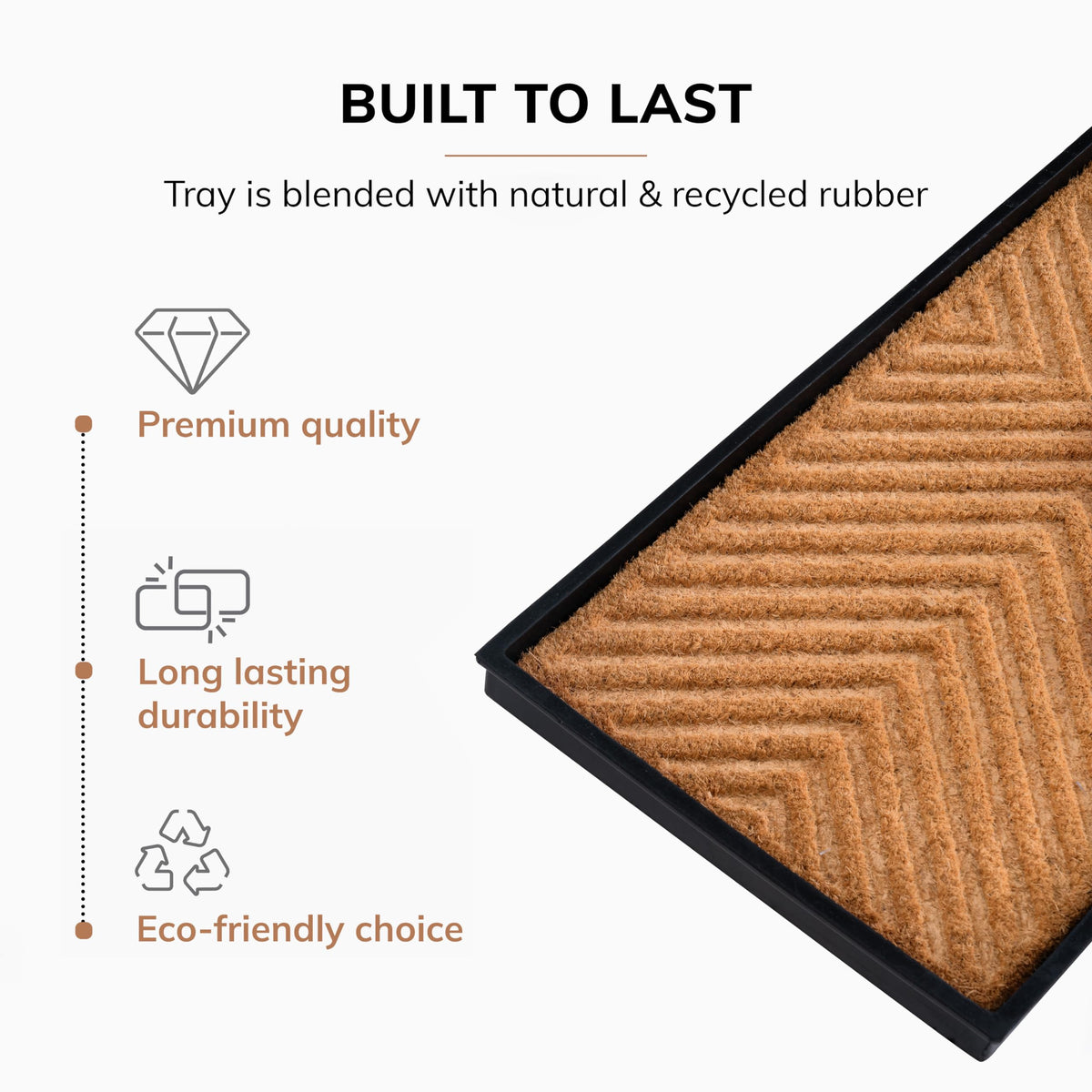 Anji Mountain AMB0BT3F-017 wide entry tray offers ample space for footwear