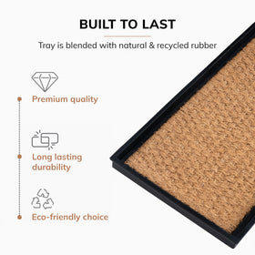 Tan removable coir insert for the AMB0BT4F boot tray.
