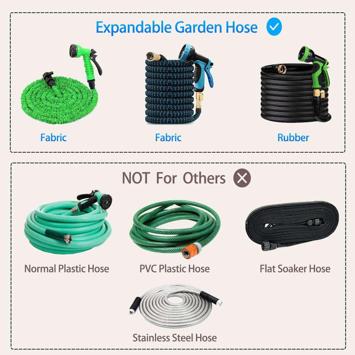Anjonova universal fix kit for 25 100 ft expandable hoses