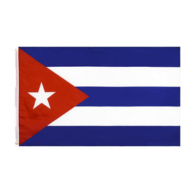 ANJOR Cuba flag 3x5 with brass grommets for durable outdoor display.