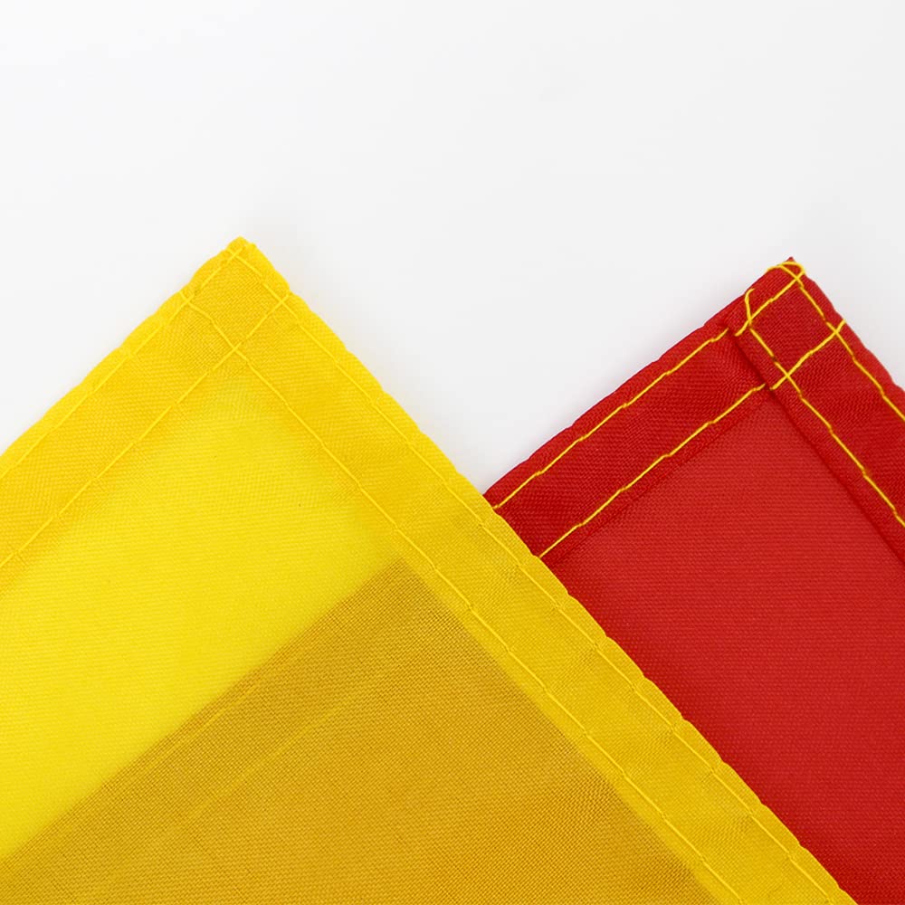 ANJOR Ecuador flag showing double-line stitching for durability