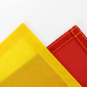 ANJOR Ecuador flag showing double-line stitching for durability