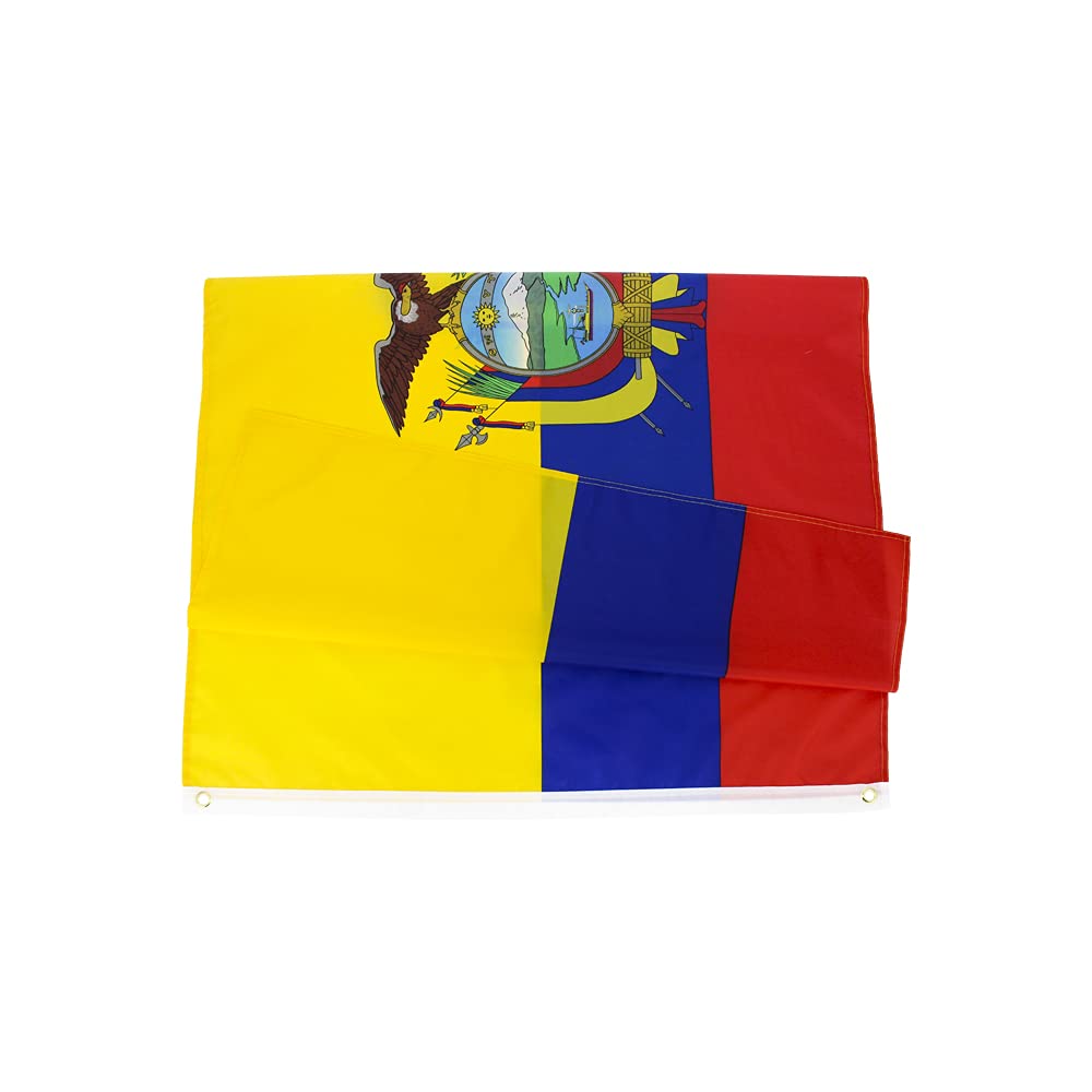 ANJOR Ecuador flag made of durable polyester