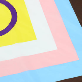 ANJOR flag features double stitching and brass grommets for durable mounting.
