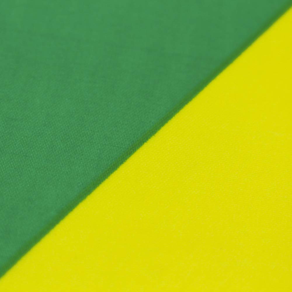 ANJOR Jamaica flag polyester texture with vivid eco-friendly dye.