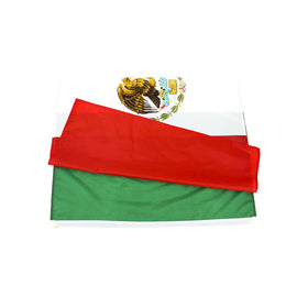 ANJOR Mexico flag close-up showing vivid color and UV fade-resistant dye