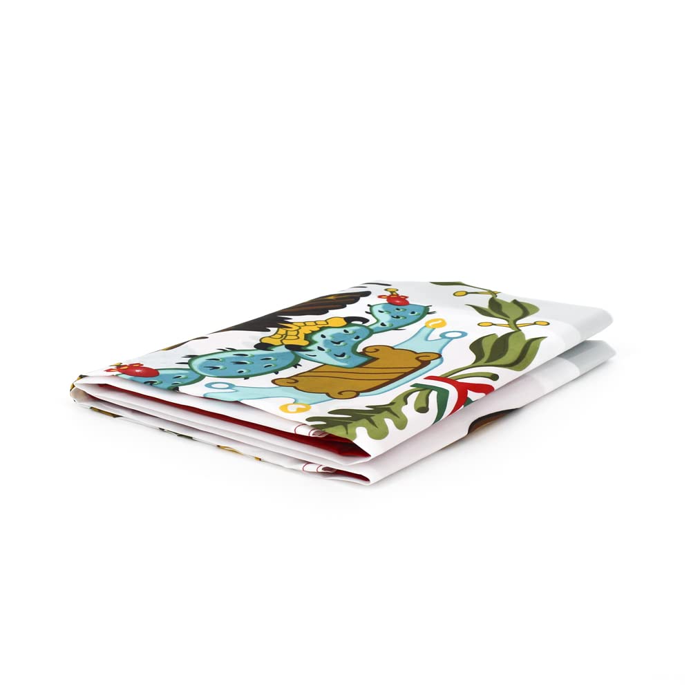 ANJOR Mexico flag poly fabric, pole not included, ready to display