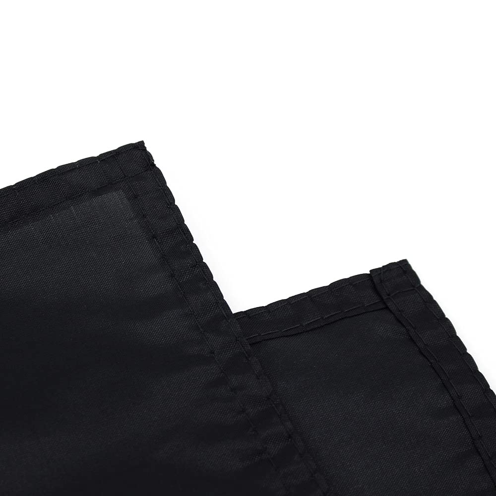 ANJOR polyester 3x5 black flag designed for bold visibility.