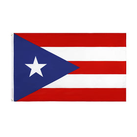 ANJOR Puerto Rico flag 3x5 ft front view on durable polyester with vivid color.