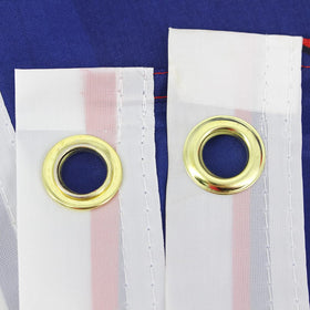 Lightweight flag design suitable for porch mounting or indoor displays.