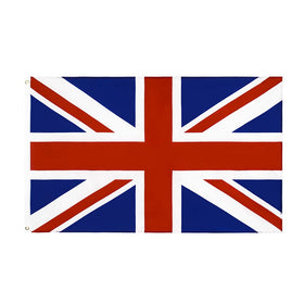 ANJOR UK flag 3x5 with brass grommets for durable outdoor display.