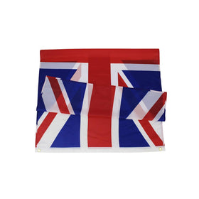 ANJOR UK flag 3x5 polyester fabric shows bright, fade-resistant color.