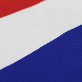 ANJOR UK flag close-up highlights double-stitched edges for reliability.