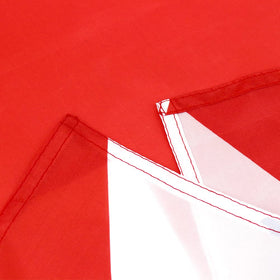ANJOR UK flag 3x5 with strong header supporting mounting.
