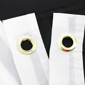 ANJOR UV fade-resistant black flag 3x5 keeps color under sunlight.