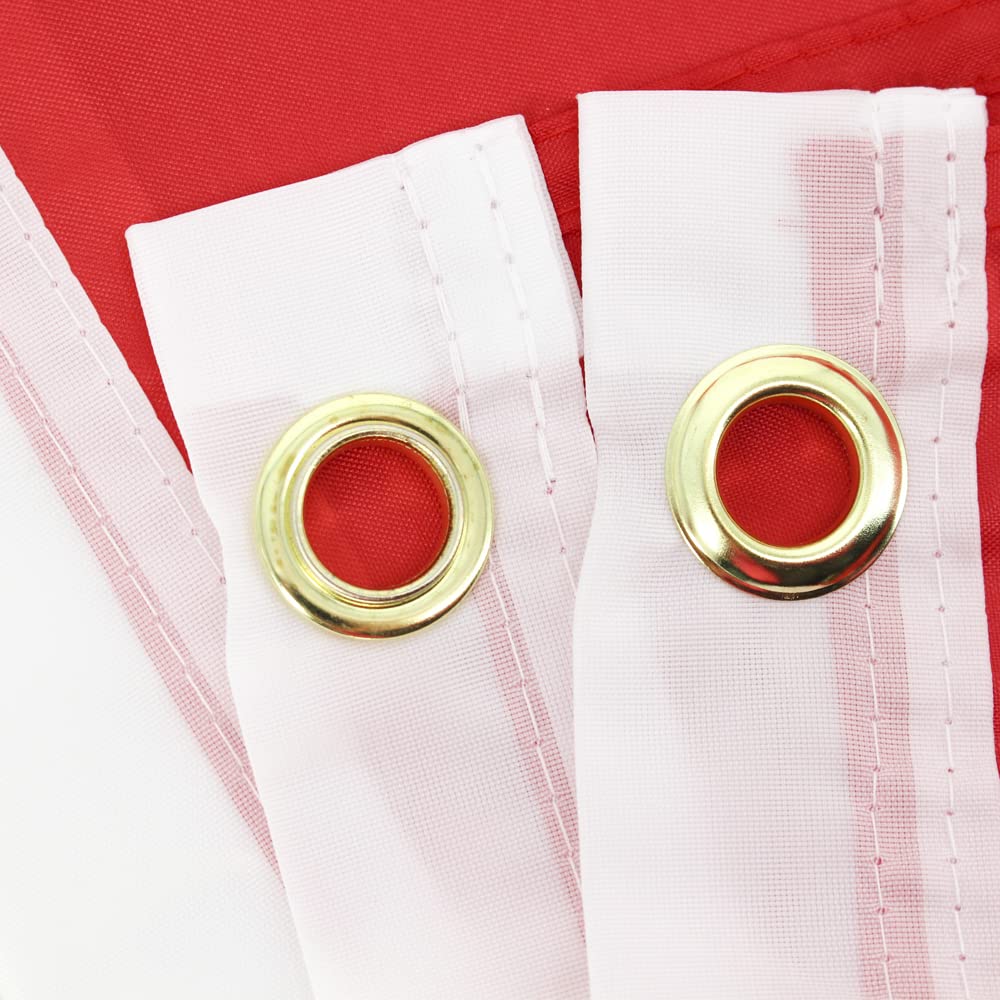 ANJOR brass grommets ensure secure mounting on standard flagpoles